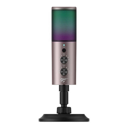 HAVIT GK61 Microphone, RGB, USB-C, Gray