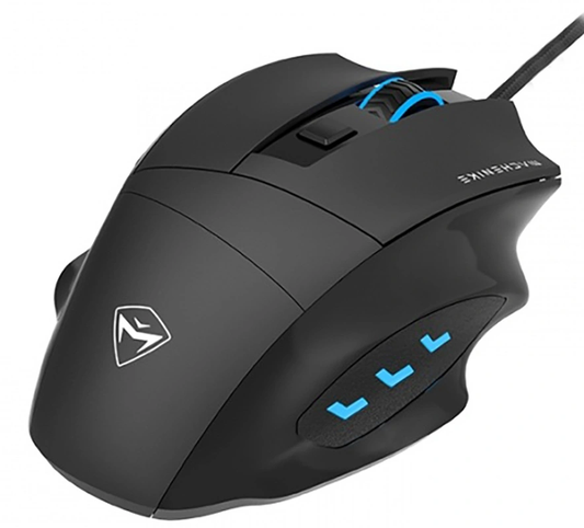 Wired USB Gaming Mouse Machenike M3, RGB, 3200DPI, Black