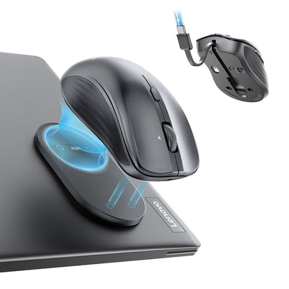 Wireless Mouse ESR MagMouse, 800DPI - 4800DPI, BT / Wi-Fi, Gray