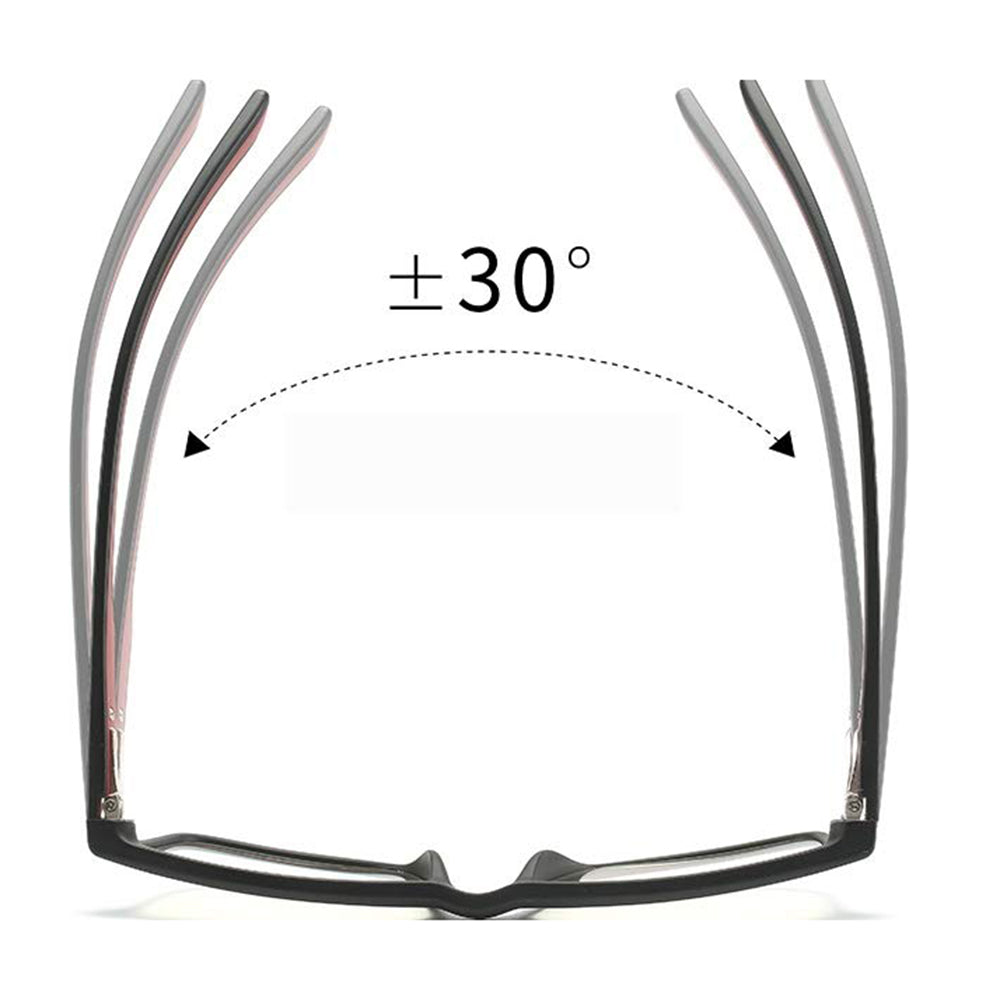 Men's Techsuit F2388 Computer Glasses, Anti-Blue Light, Black