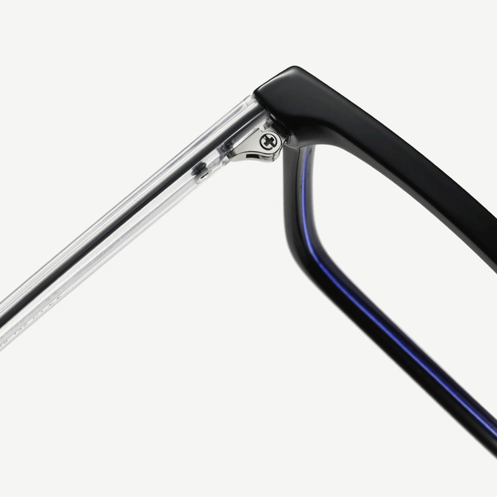 Men's Techsuit LS091 Computer Glasses, Anti-Blue Light, Black