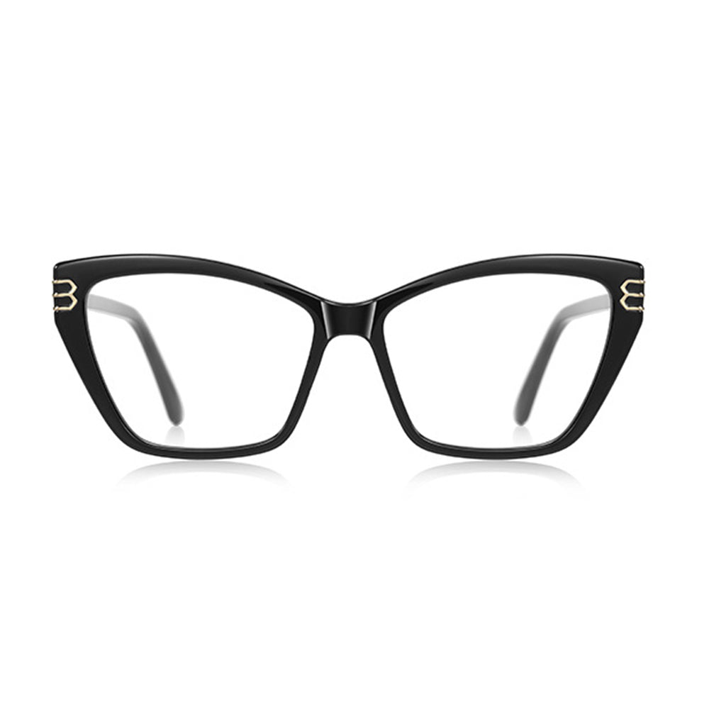 Techsuit 2262 Women's Computer Glasses, Anti-Blue Light, Black