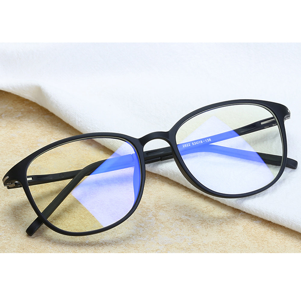 Techsuit F2822 Women's Computer Glasses, Anti-Blue Light, Black