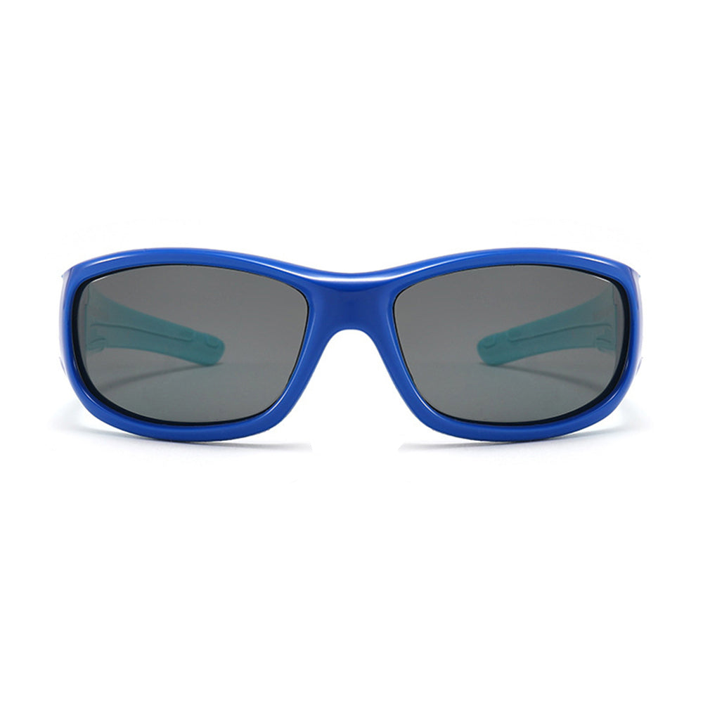 Techsuit 800-C28 Kids' Sports Sunglasses, Polarized, Light Blue