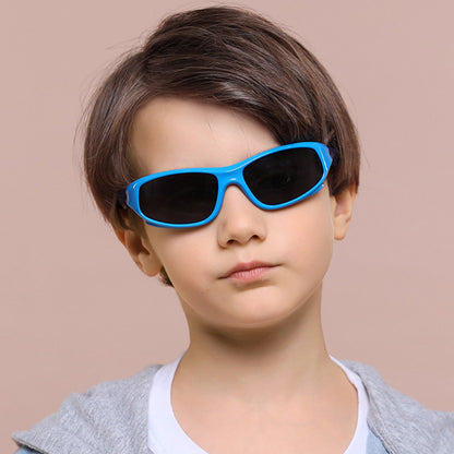 Techsuit 816-C3 Kids' Sport Sunglasses, Polarized, Pink Green