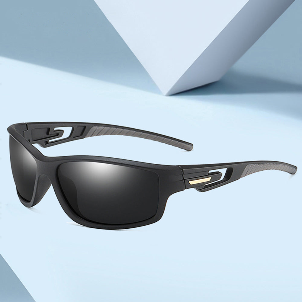 Unisex Cycling Glasses Techsuit 201910, Polarized, Black Red
