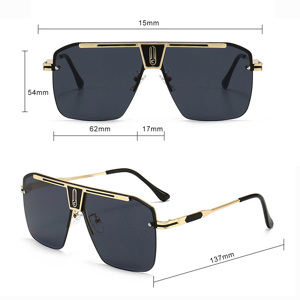 Men's Techsuit 2576 Sunglasses, Gold Brown
