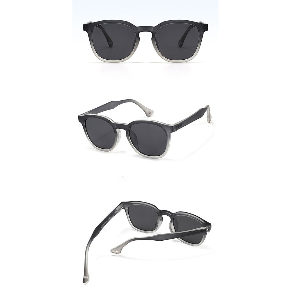 Techsuit 691 Kids Sunglasses, Polarized, UV Protection, Black Blue Green Gradient
