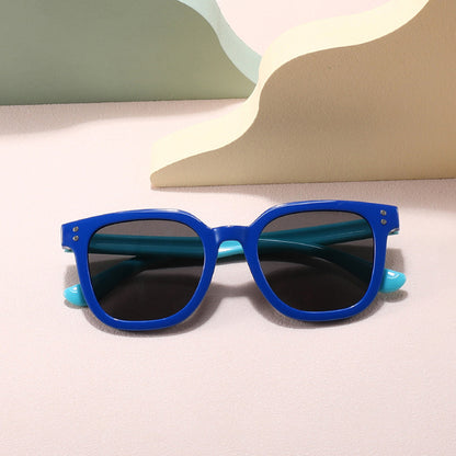 Techsuit 8351-C28 Kids' Sunglasses, Polarized, Turquoise Blue