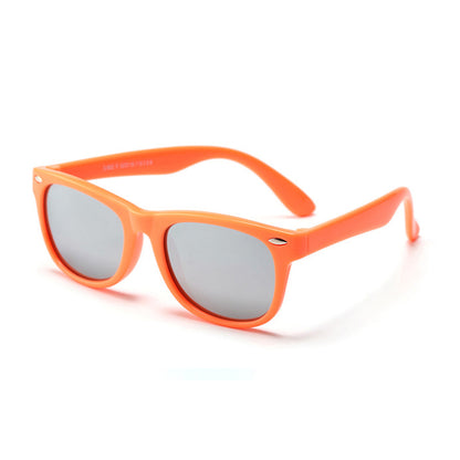 Techsuit D802 Kids' Sunglasses, Polarized, UV Protection, Orange