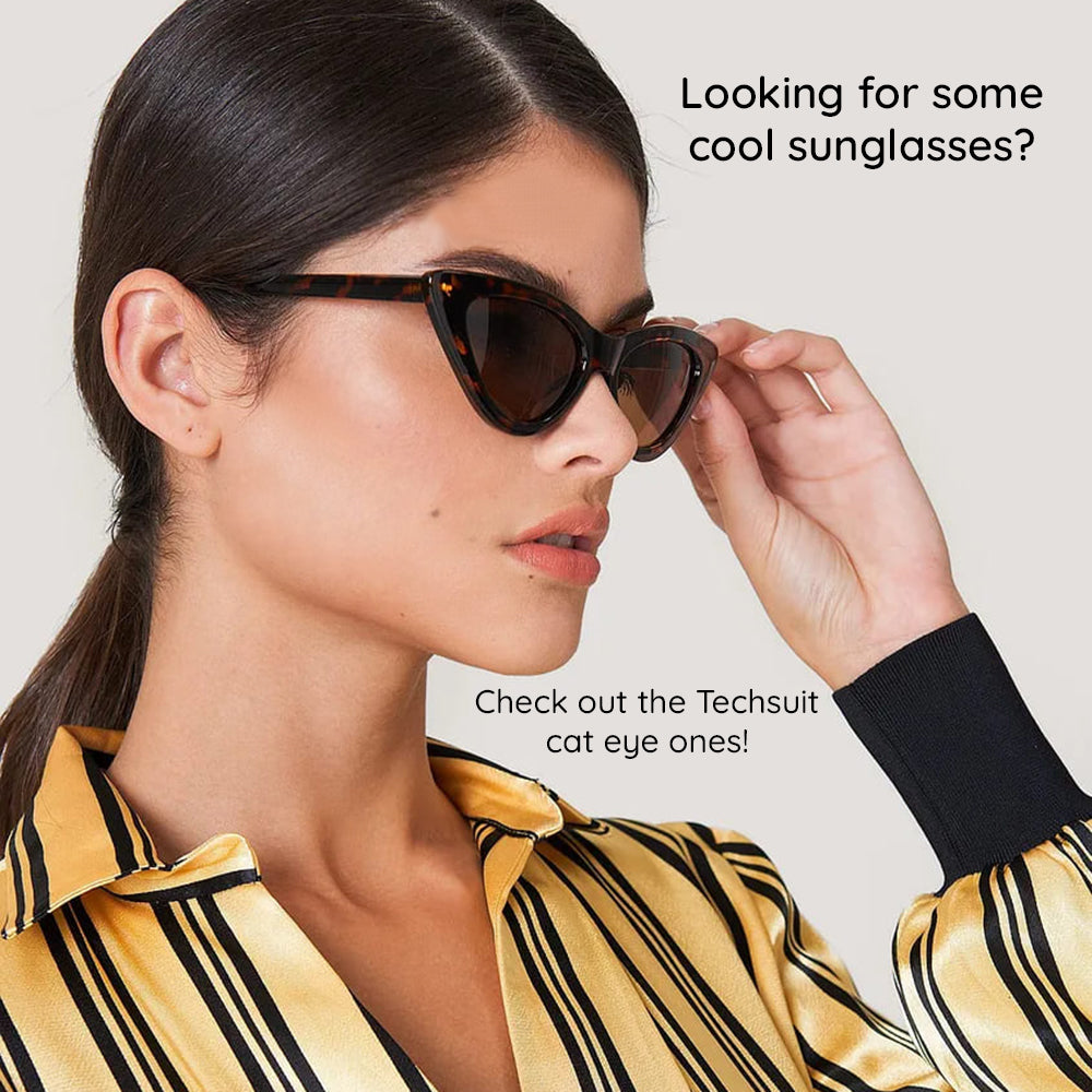 Techsuit 5040 Women's Sunglasses, Black