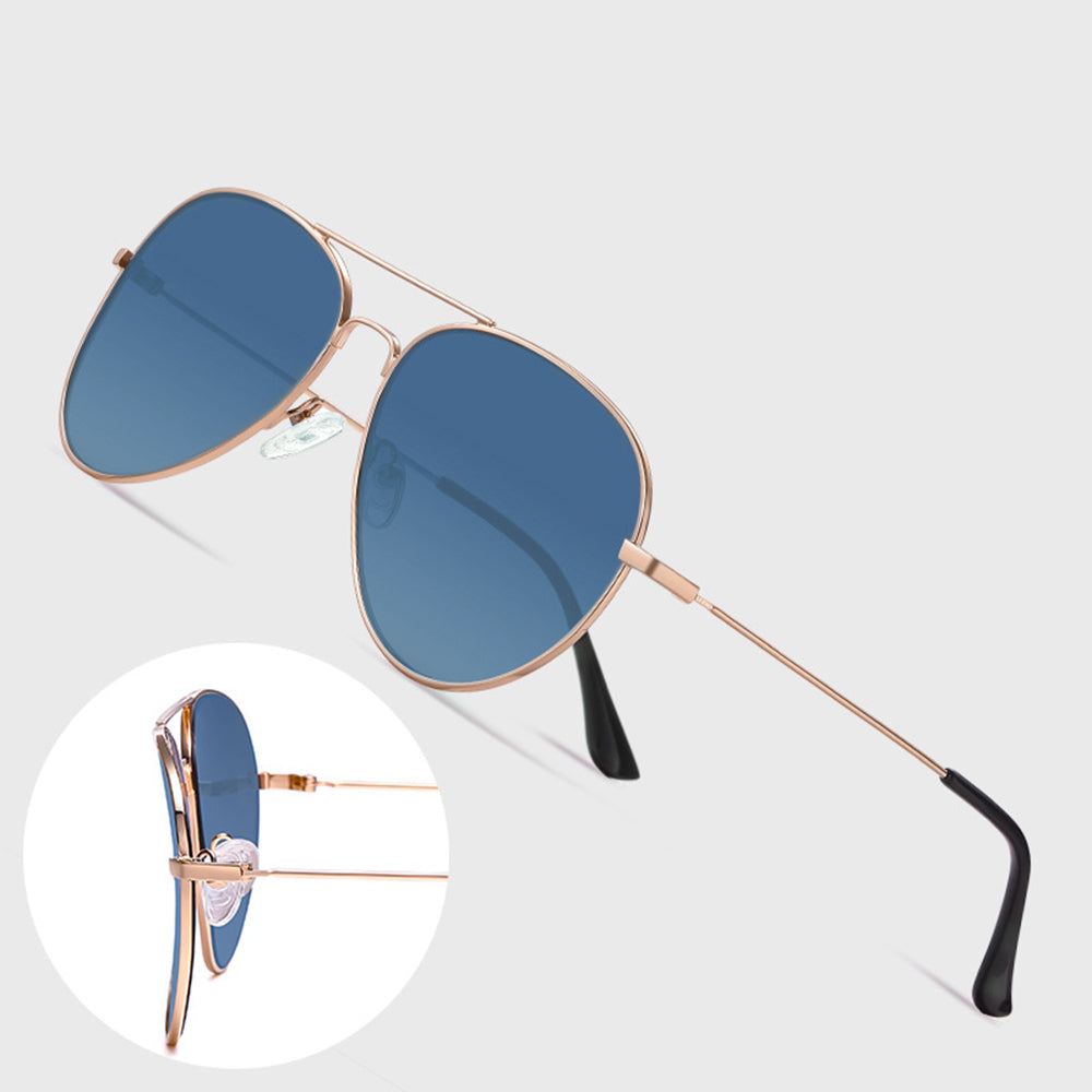 Unisex Techsuit 3025 Sunglasses, UV Protection, Gold Brown