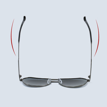 Unisex Techsuit 8622 Sunglasses, Polarized, UV Protection, Dark Gray