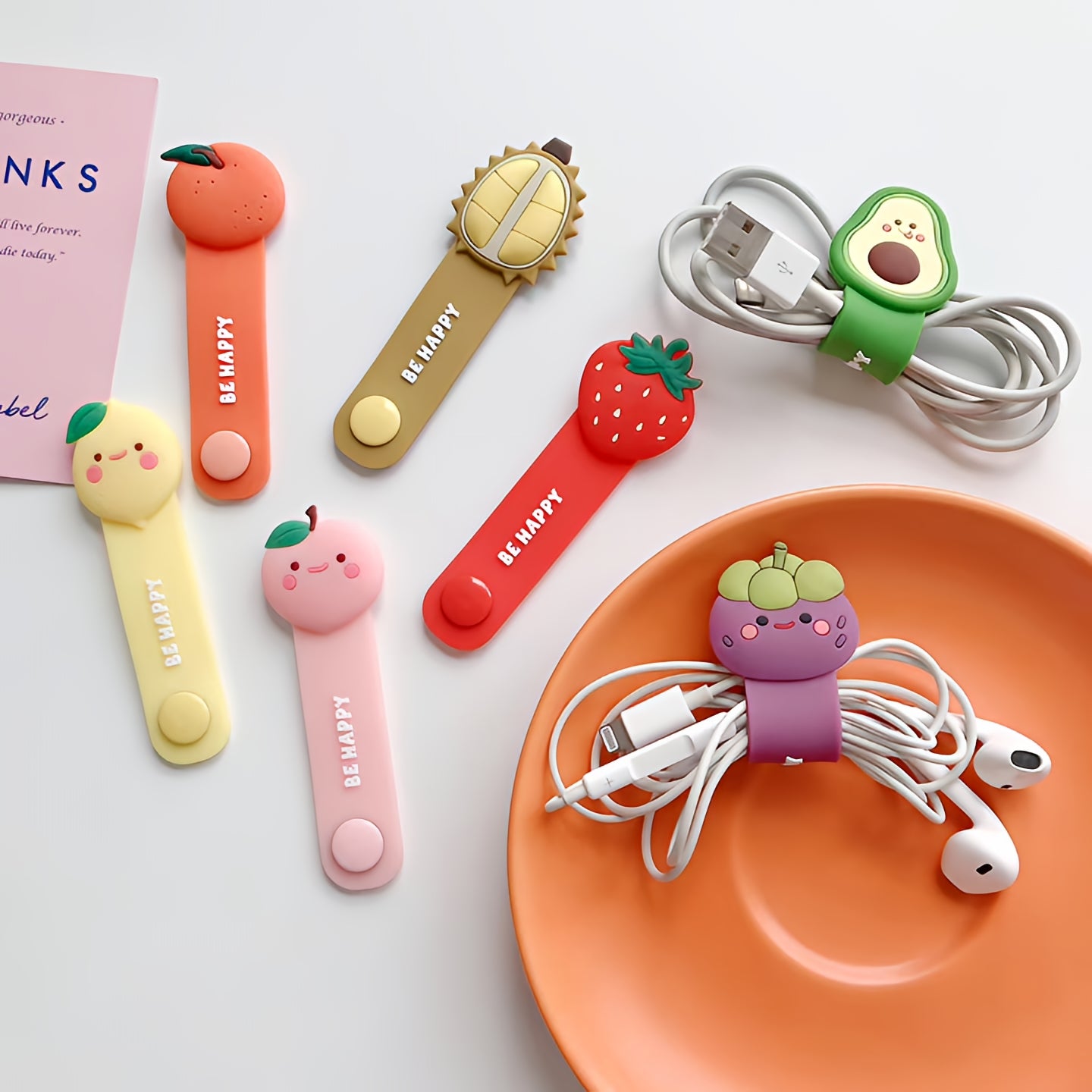 OEM Pixie Avocado Cable Organizer, Multicolor