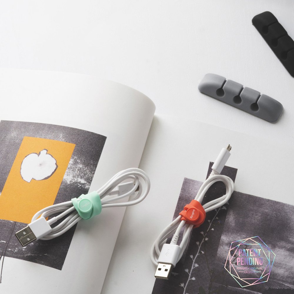 Ringke Cable Organizer, Set of 8 Pieces, Various Colors