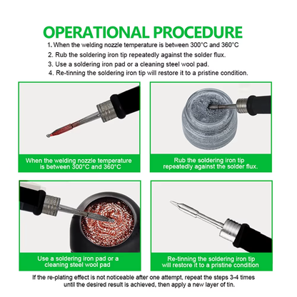 Soldering iron tip cleaning / restoration paste Relife RL-461A