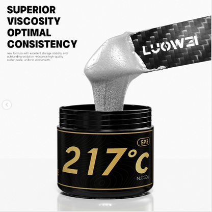 Luowei LW-SP3 Solder Paste, 30g, Melting Point 217 Degrees