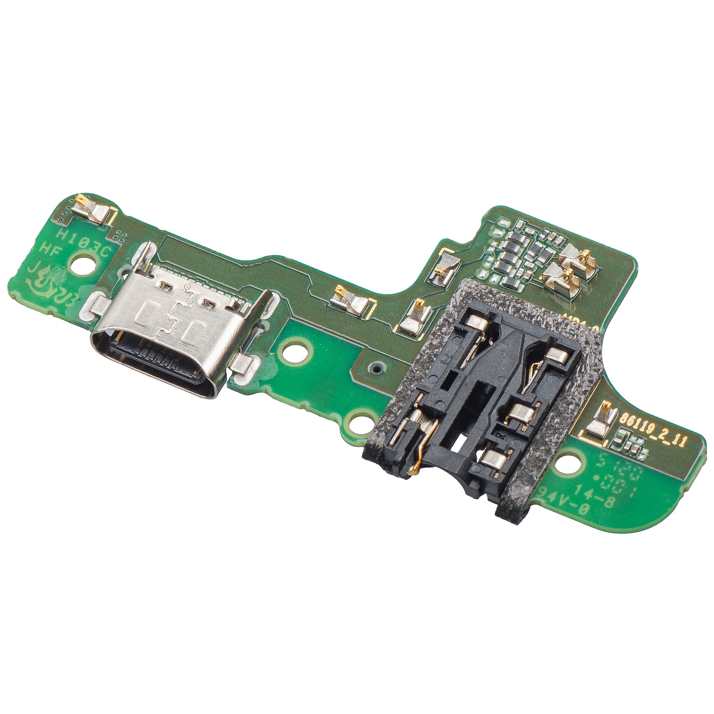 Charging Connector Board - Audio - Microphone Samsung Galaxy A20s A207, M12 Version, Service Pack GH81-17775A