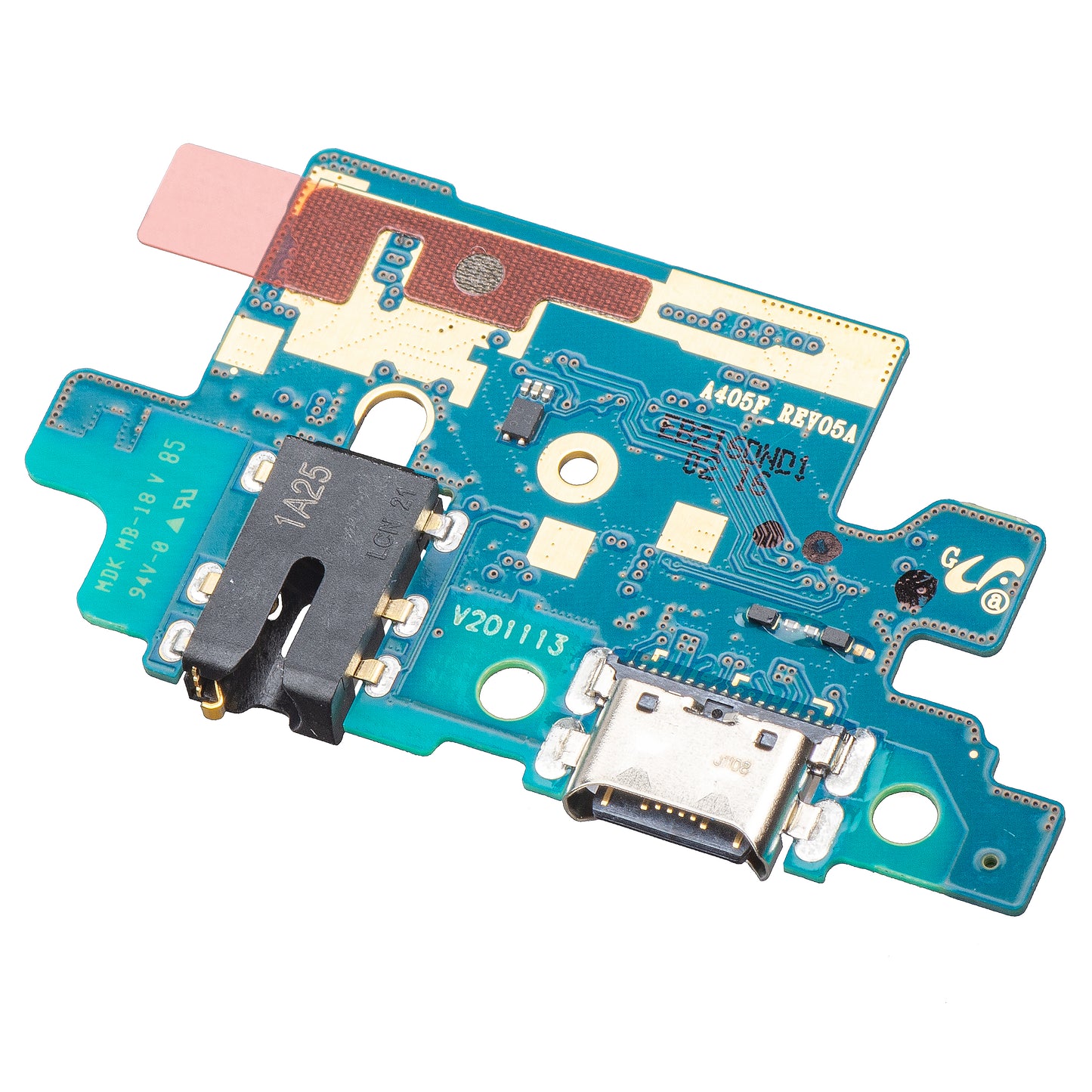 Charging Connector Board - Audio - Microphone Samsung Galaxy A40 A405, Service Pack GH96-12454A