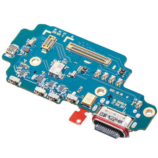 Charging Connector Board - Microphone - SIM Reader Module Samsung Galaxy S22 Ultra 5G S908, Service Pack GH96-14802A