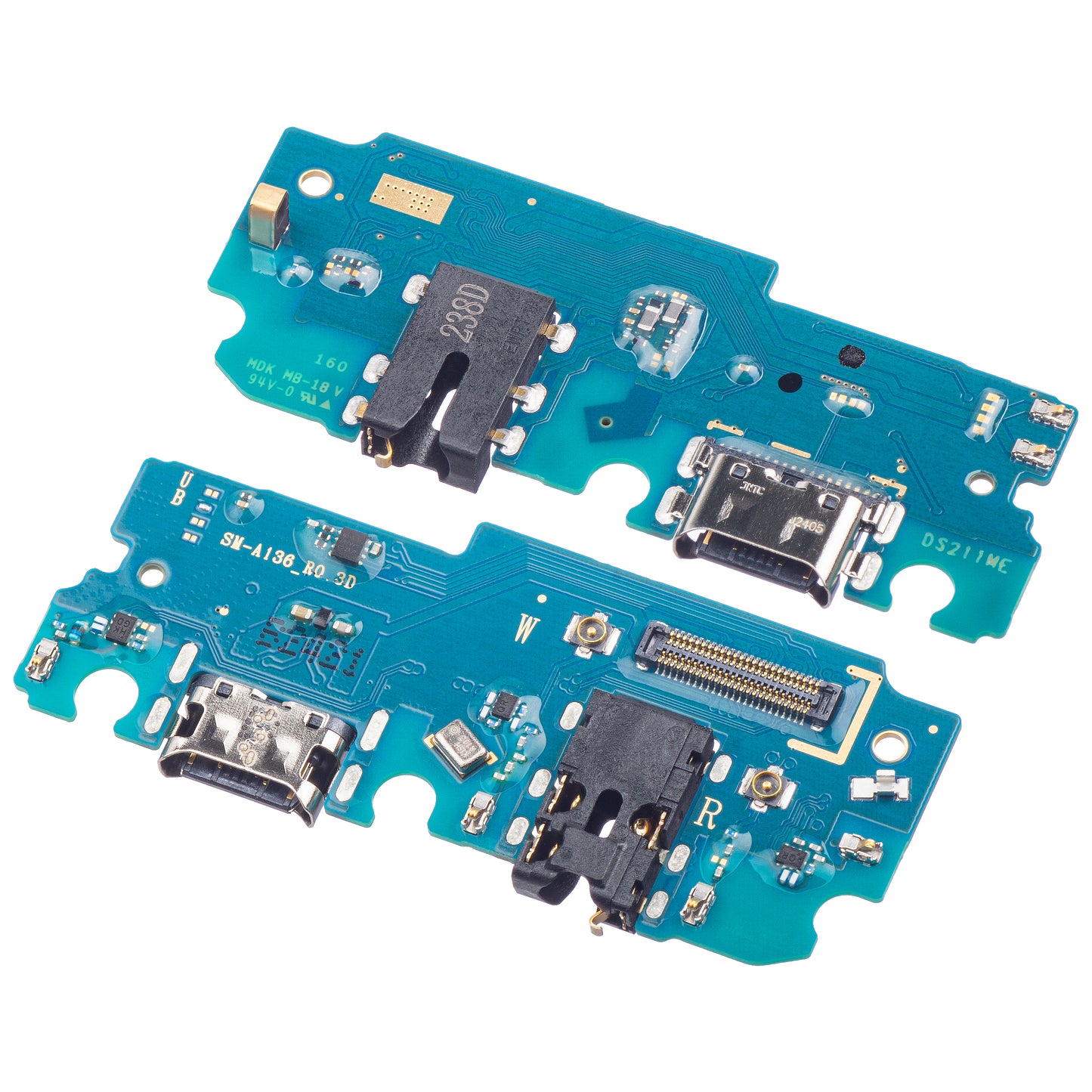 Charging Connector Board - Audio - Microphone Samsung Galaxy A13 5G A136, Service Pack GH96-15201A