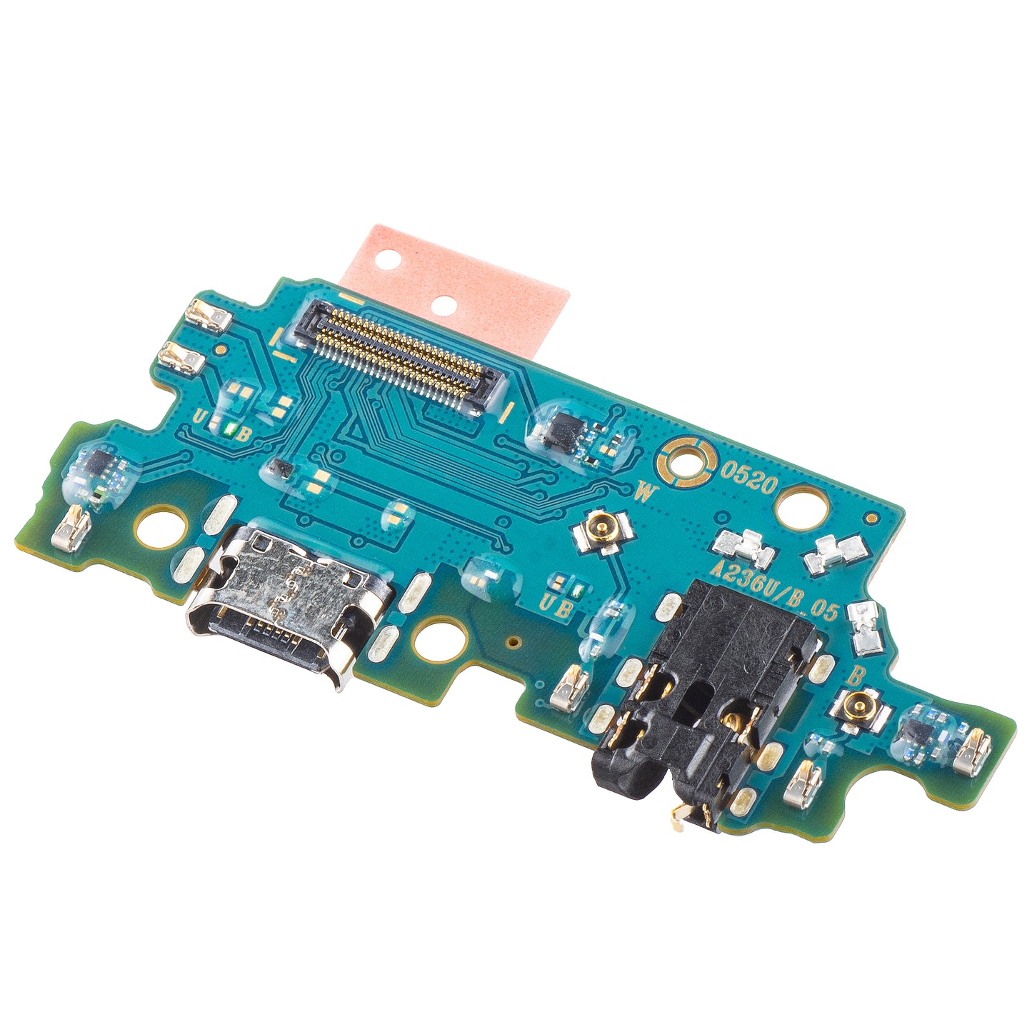 Charging Connector Board - Audio - Microphone Samsung Galaxy A23 5G A236, Service Pack GH96-15504A