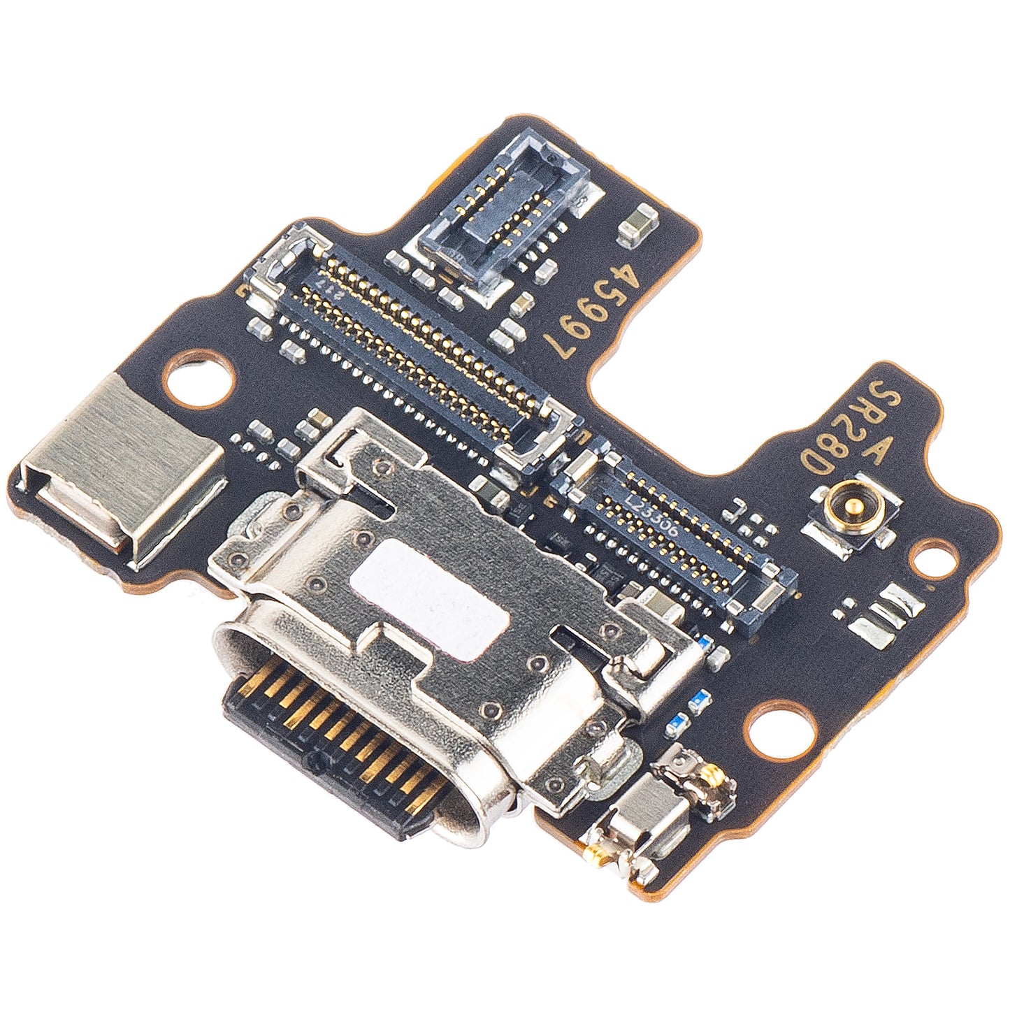 Charging Connector Board - Microphone Motorola Edge 30 Fusion, Service Pack 5P68C21194