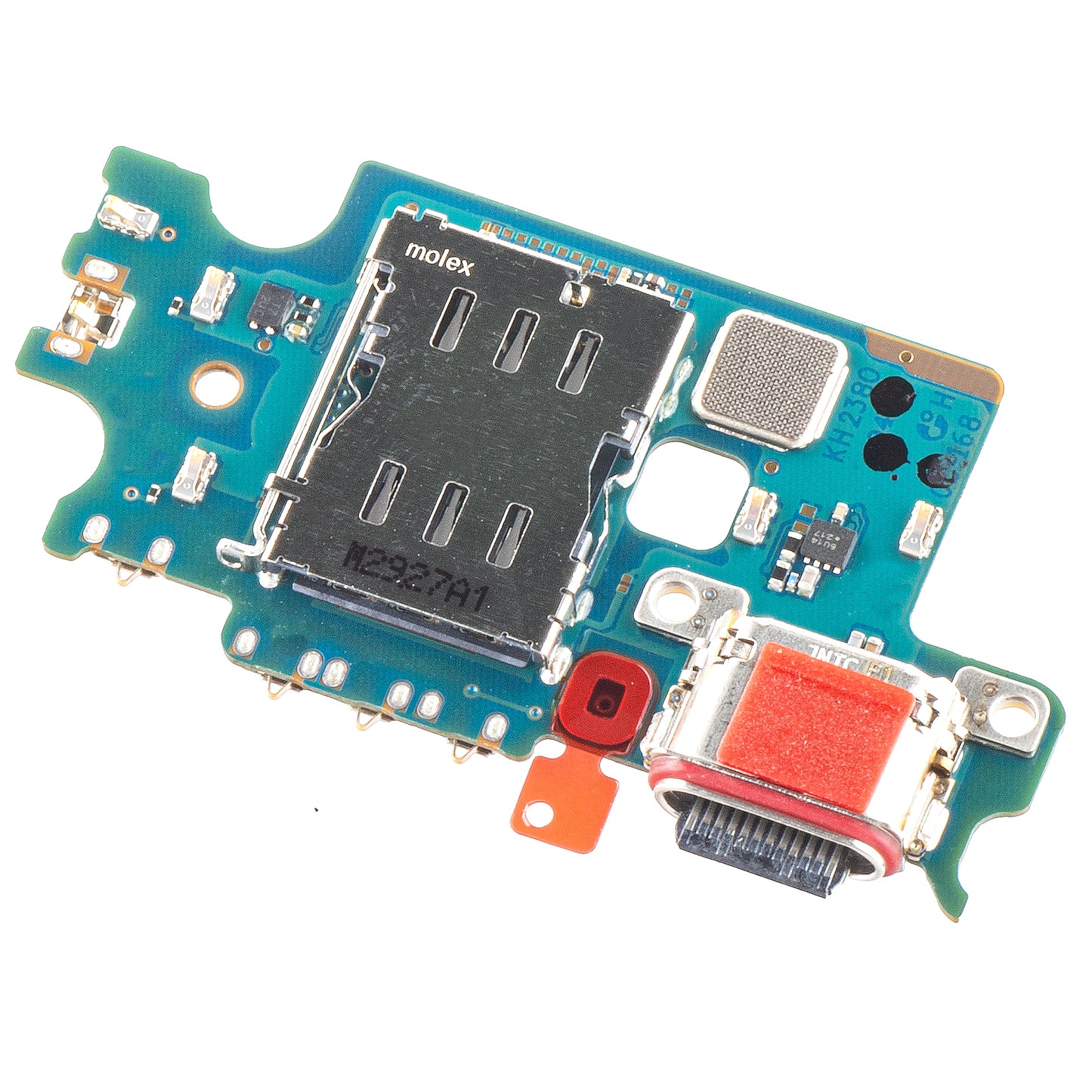 Charging Connector Board - Microphone - SIM Reader Module Samsung Galaxy S22+ 5G S906, Swap GH96-14805A