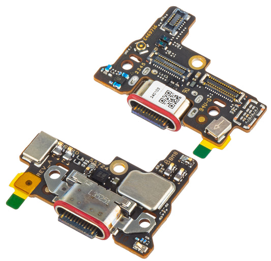 Charging Connector Board - Microphone Motorola Edge 40 Pro, Service Pack 5P68C21992