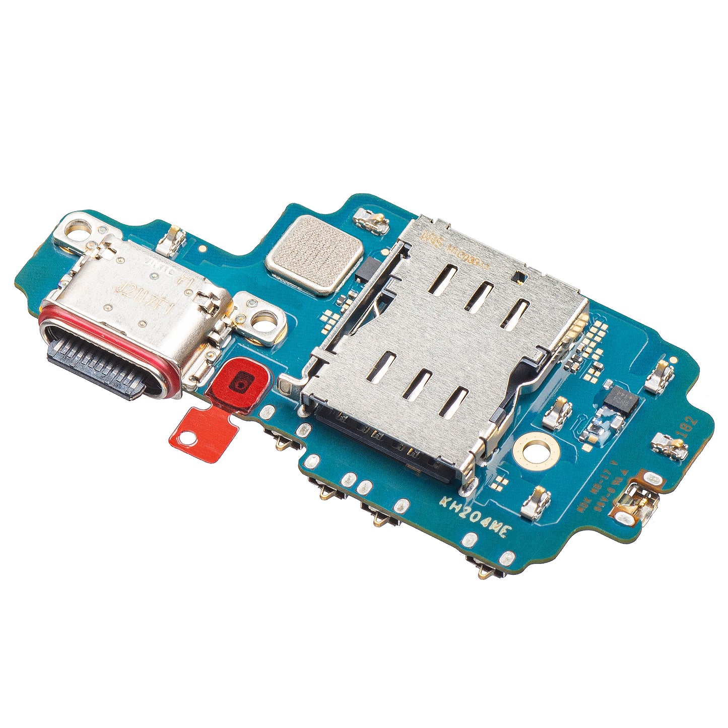 Charging Connector Board - Microphone - SIM Reader Module Samsung Galaxy S22 Ultra 5G S908, Service Pack GH96-14802A