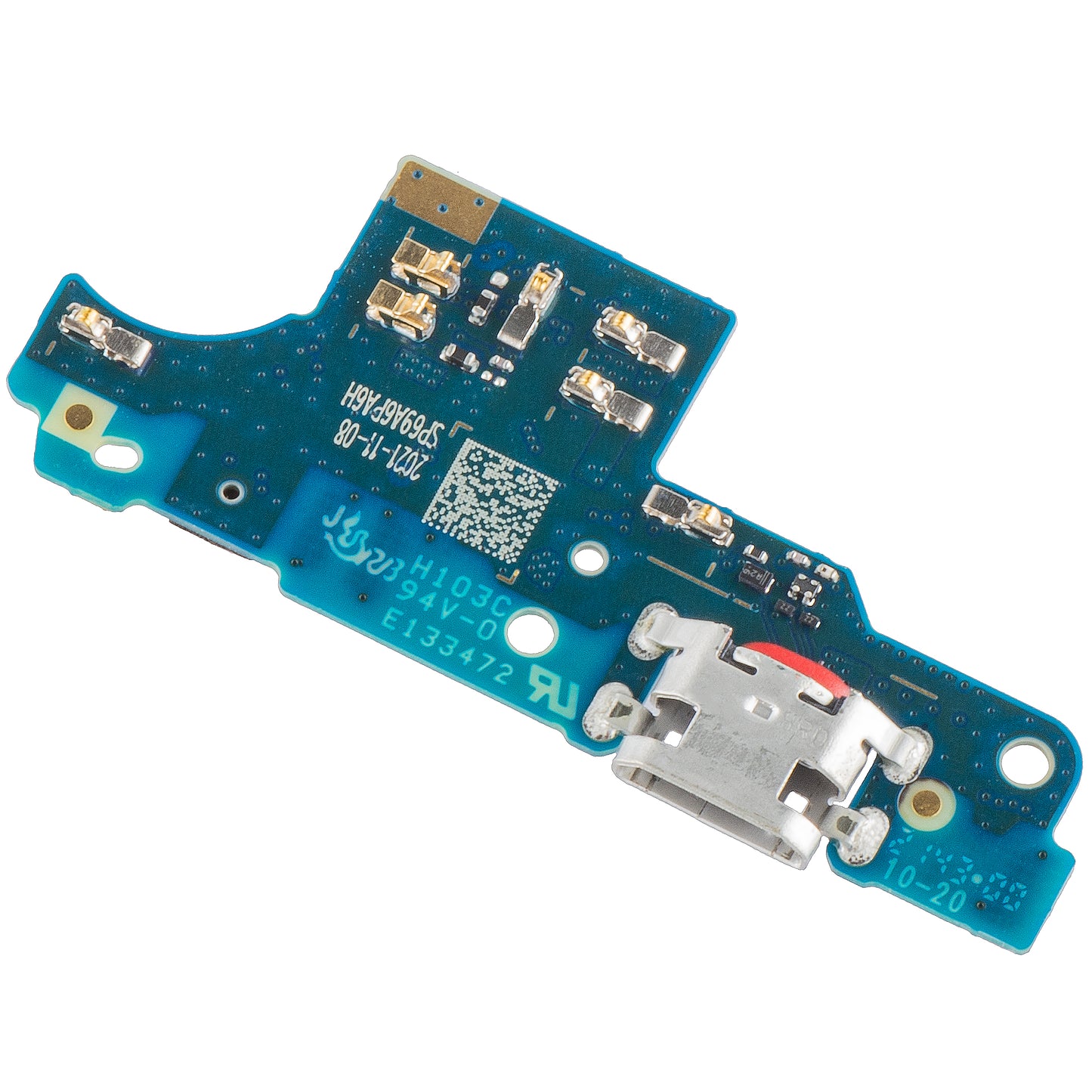 Charging Connector Board - Microphone Motorola Moto E7 Plus, Service Pack 5P68C17424