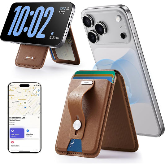 MagSafe Wallet, ESR, Find My Wallet 5C, Brown