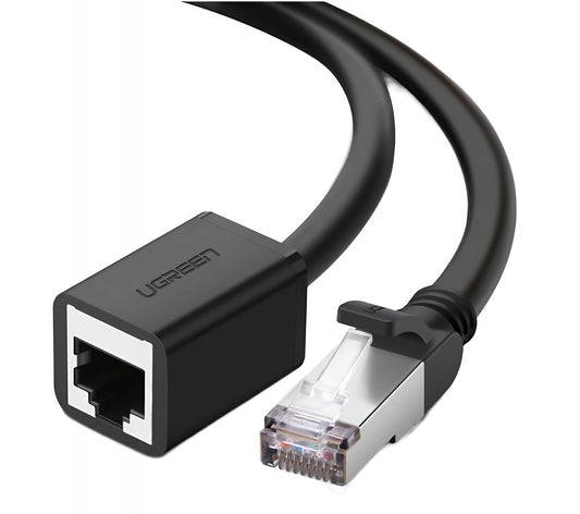 UGREEN NW112 Network Cable Extender, RJ45 - RJ45, 2m, Black