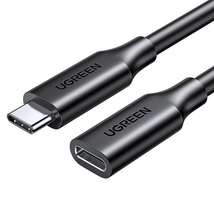 UGREEN US353 USB-C Extension Cable, 1m, Black