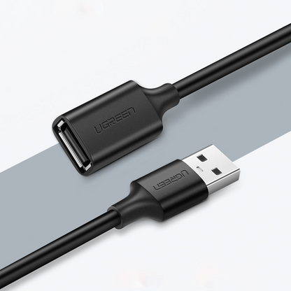 UGREEN US103 USB Extension Cable, 3m, Black