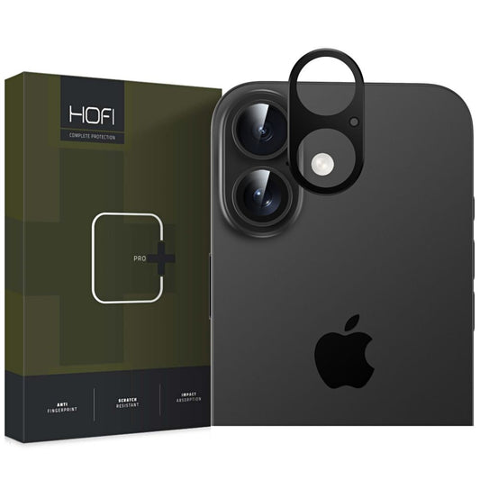 HOFI ALUCAM PRO+ Rear Camera Protection Frame for Apple iPhone 16 Plus / 16, Black