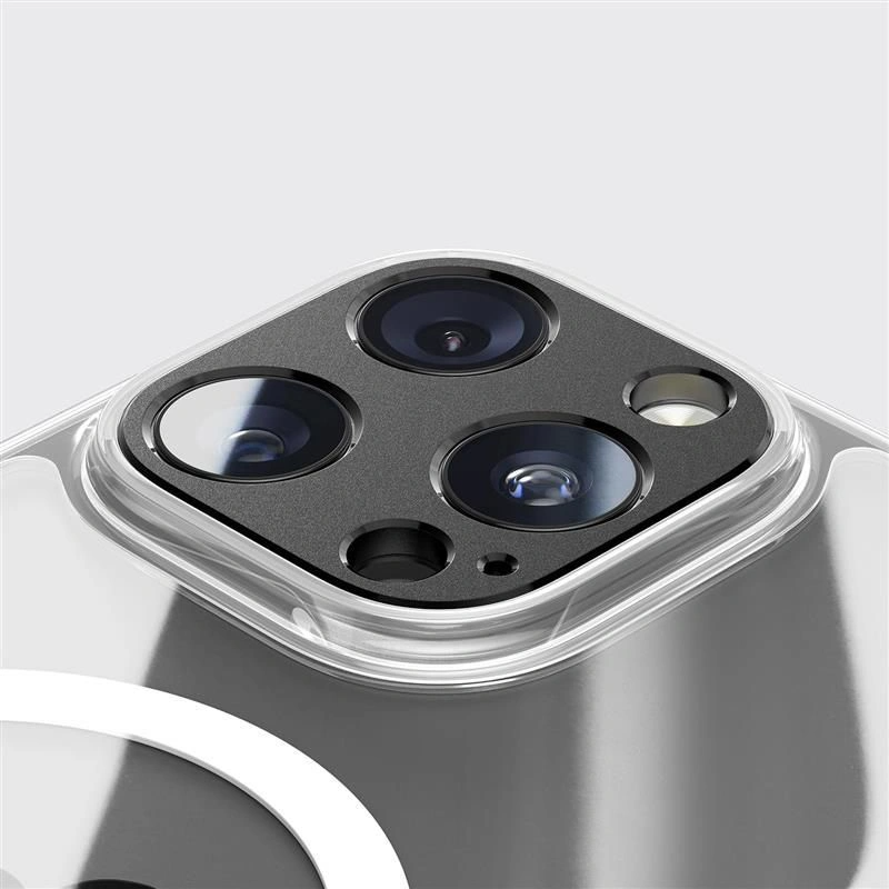 Tech-Protect Camalloy Fit+ Rear Camera Protection Frame for Apple iPhone 17 Pro Max, Aluminum, Orange