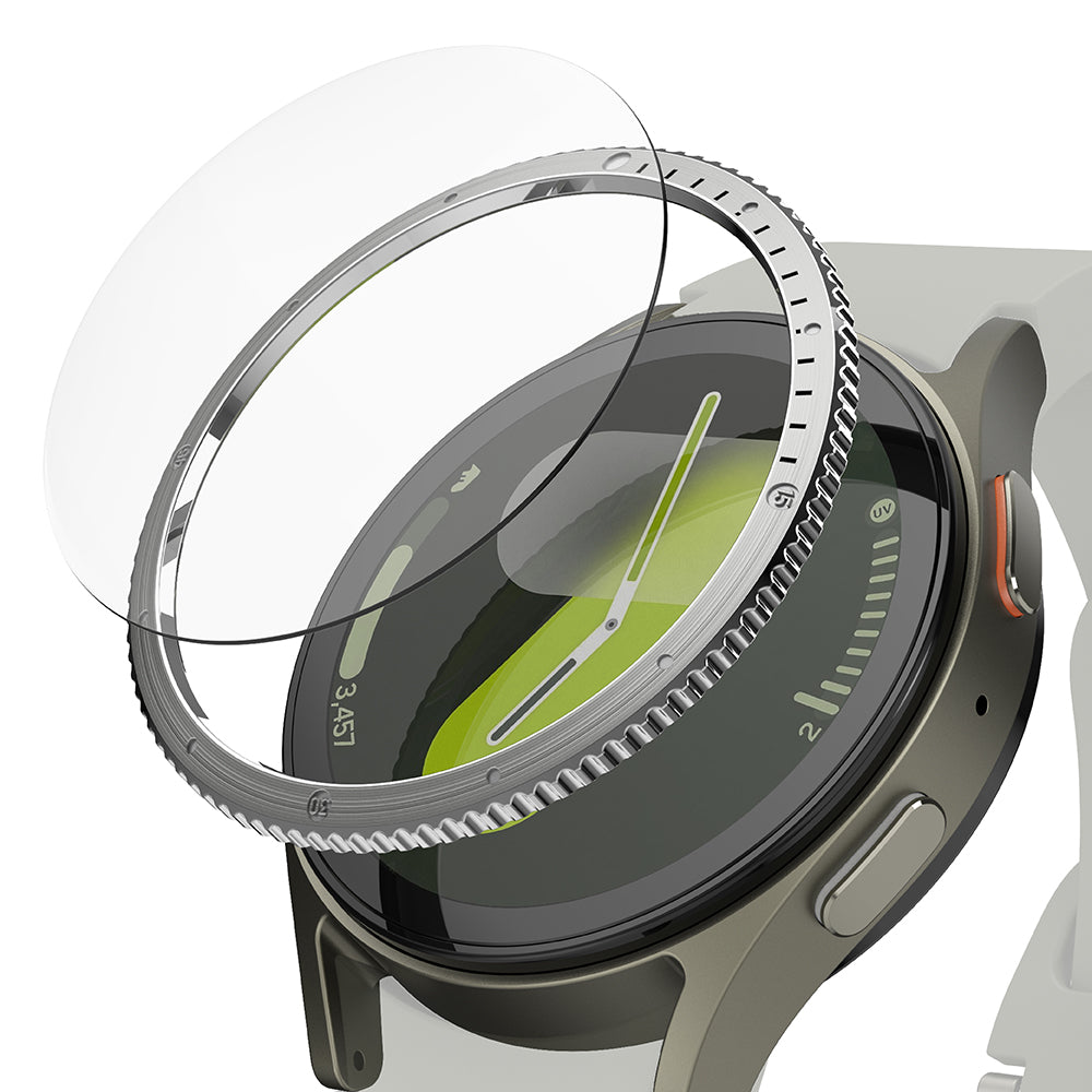 Ringke Styling Protection Frame for Samsung Galaxy Watch7 40mm, Model 7, Silver