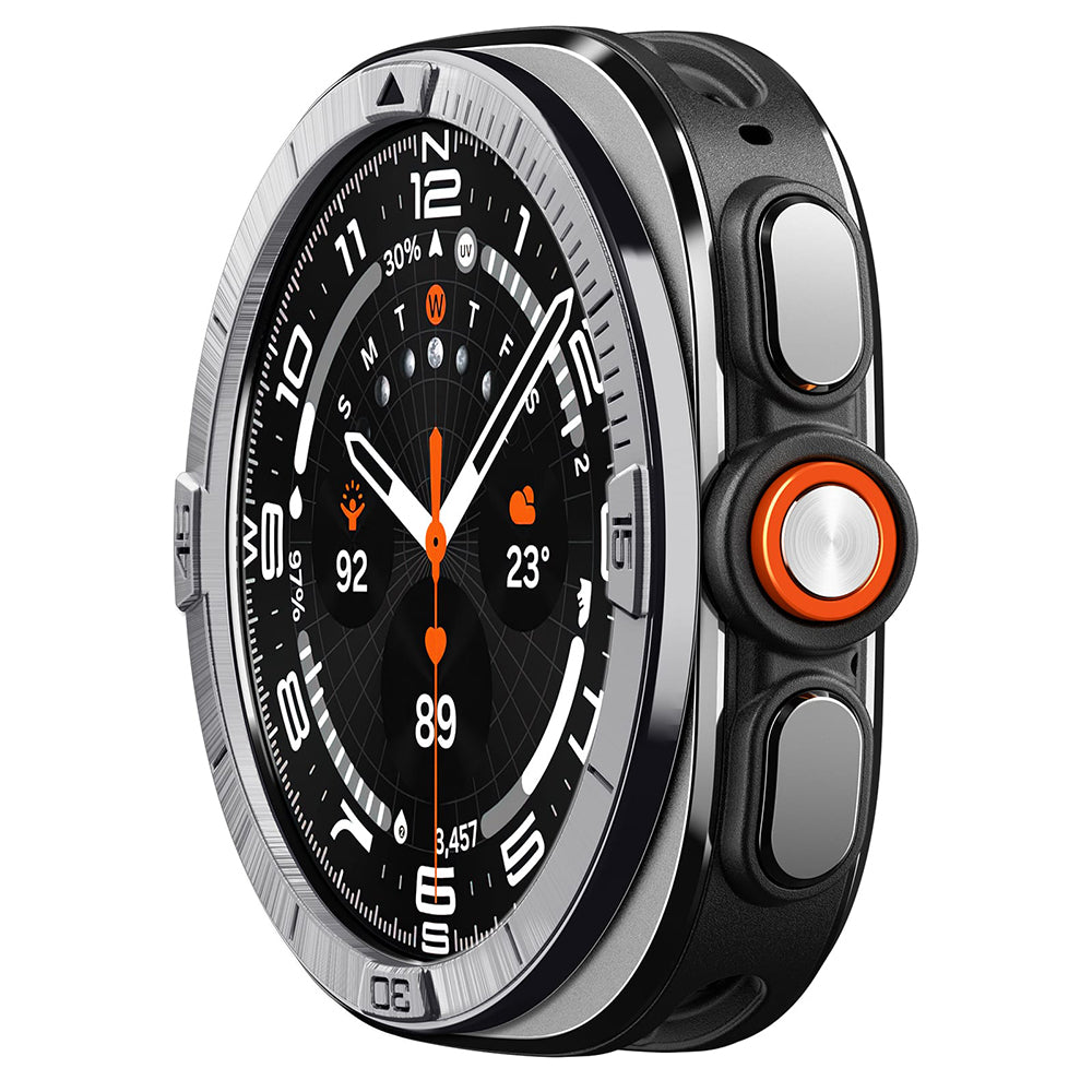 Spigen Tune Pilot Protective Frame for Samsung Galaxy Watch Ultra2, Silver ACS11616