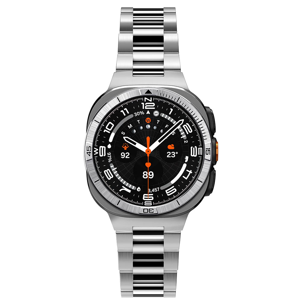 Spigen Tune Pilot Protective Frame for Samsung Galaxy Watch Ultra2, Silver ACS11616