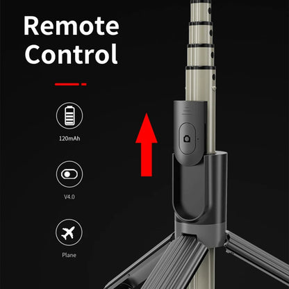 Selfie Stick Bluetooth Techsuit L07, Universal, Black