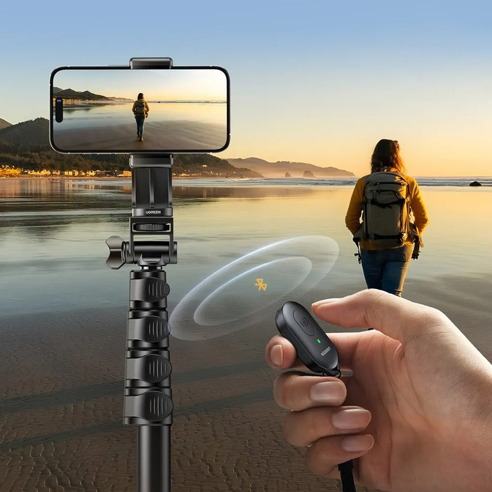 Selfie Stick Bluetooth UGREEN LP680, Universal, Black