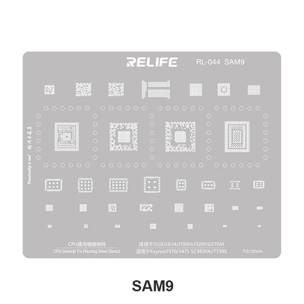 BGA Stencil Relife RL-044 V2.0 for Samsung Series CPU