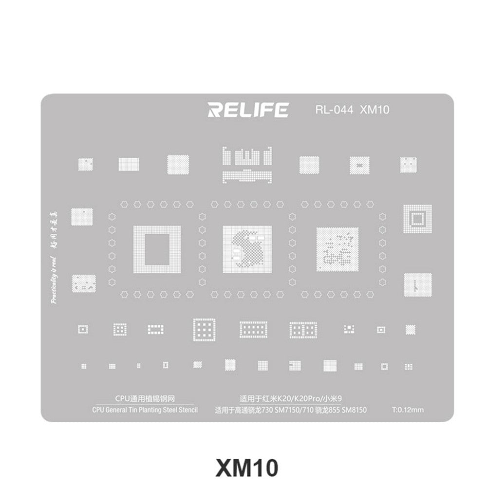 BGA Reballing Stencil RL-044 V2.0 for Xiaomi Series CPU