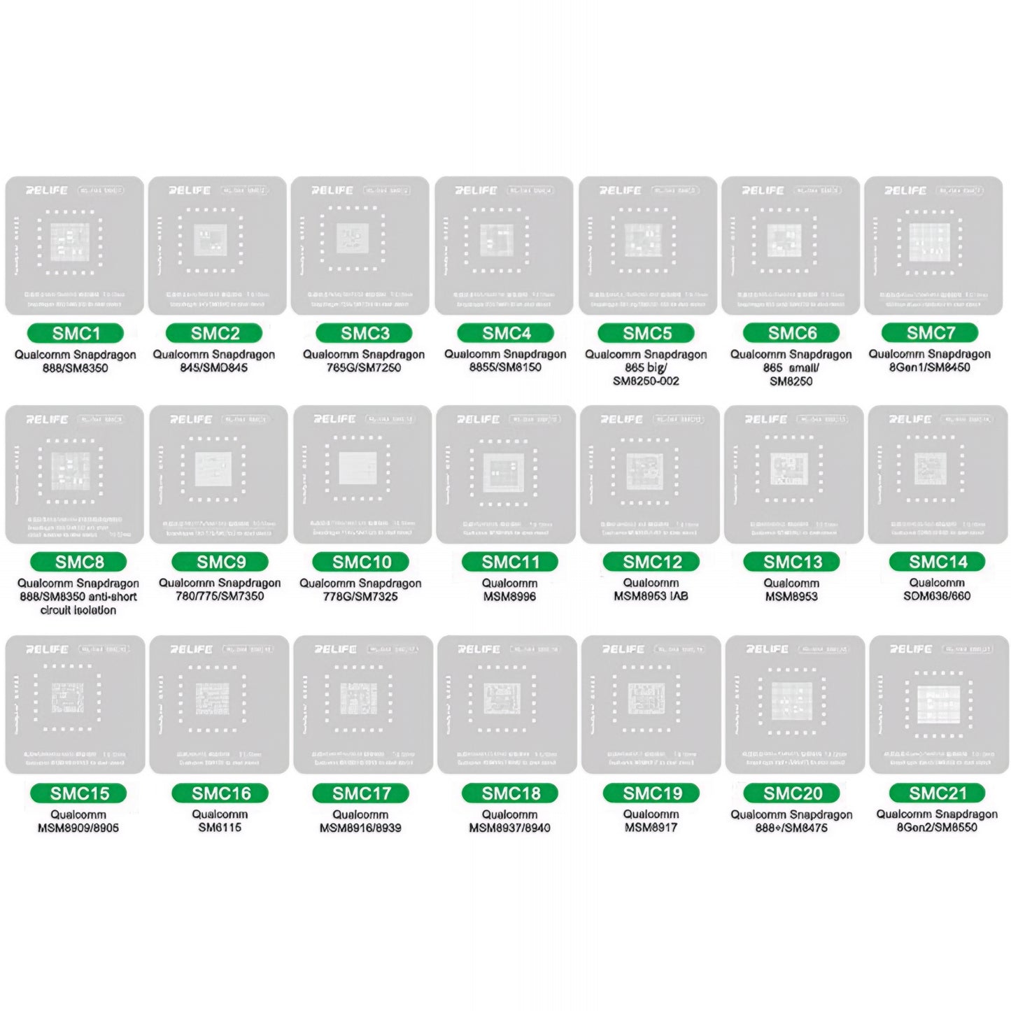 BGA Stencil Relife RL-044 for Android CPU