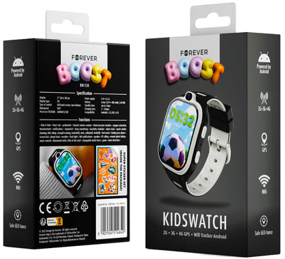 Smartwatch Forever Kids Boost KW-530 Call, Black
