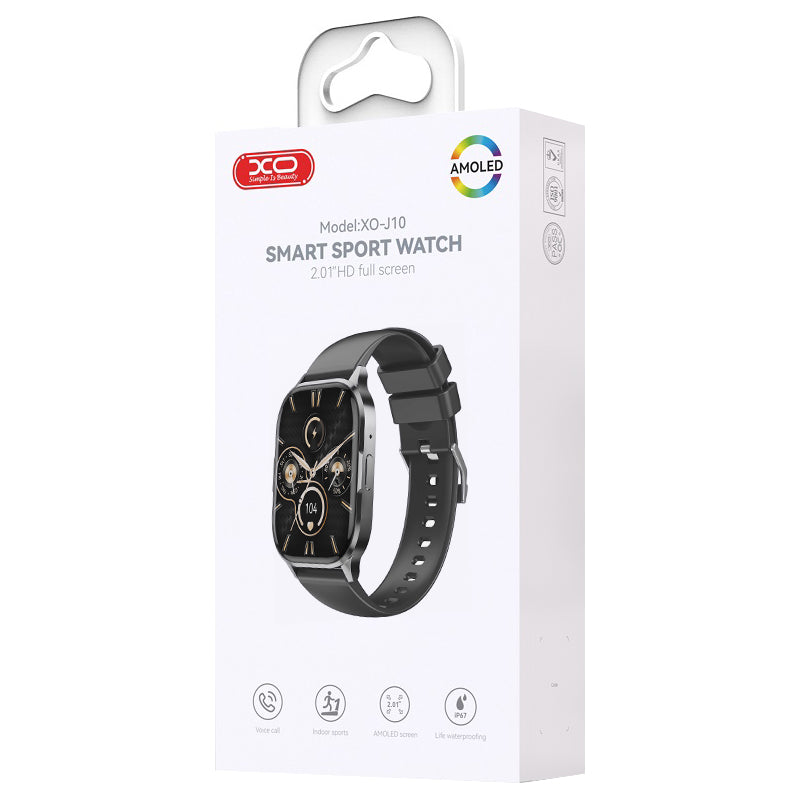 XO Design J10 Smartwatch, Black