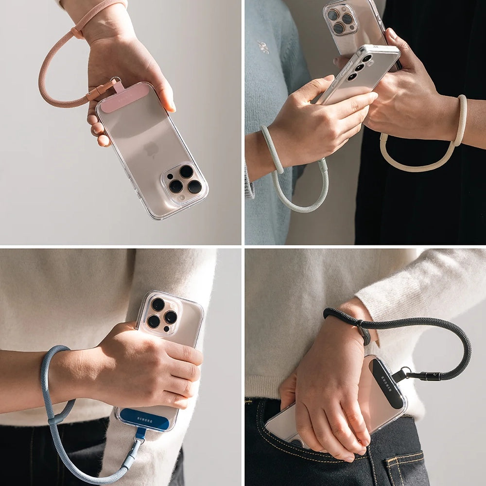 Ringke Link Flow P-Type Phone Lanyard, Black