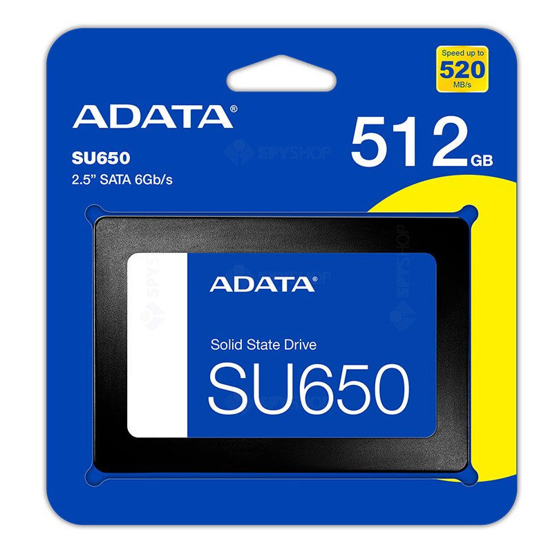 Solid State Drive (SSD) Adata SU650, 512GB, 2.5inch, SATA III ASU650SS-512GT-R