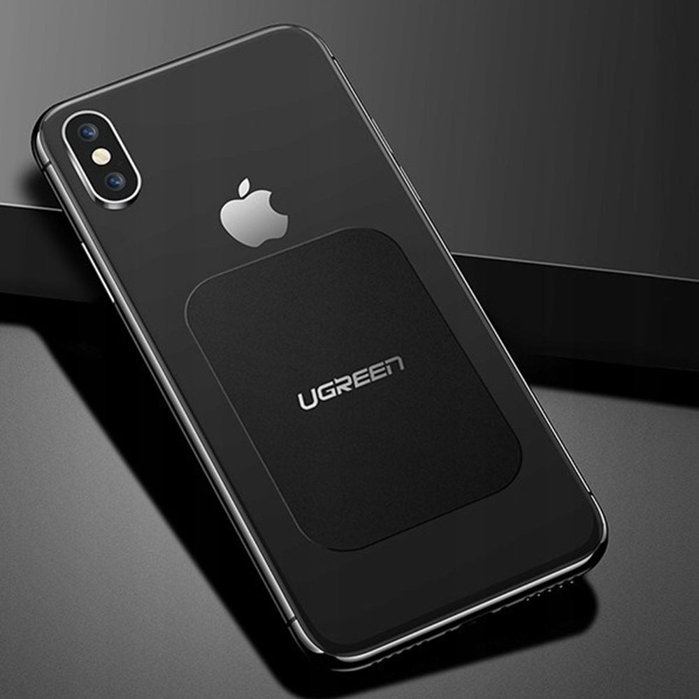 UGREEN LP123 Metallic Sticker (50869), Set of 2 pieces, Black